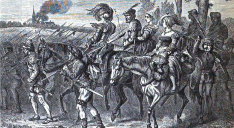 Ilustração da Guerra dos Camponeses Wikimedia