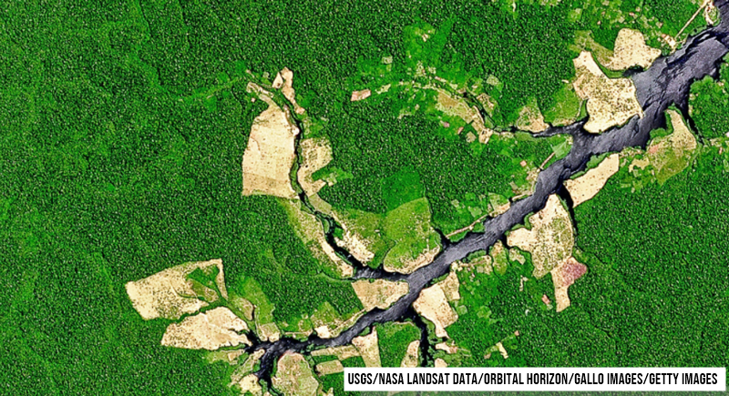Dados USGS/NASA Landsat/Orbital Horizon/Gallo Images/Getty Images